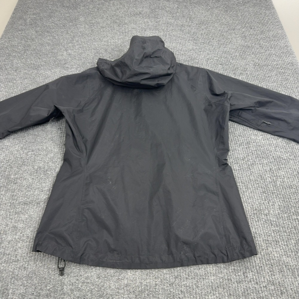 Patagonia Rain Jacket Womens L Black Nylon Hooded Full Zip Gorpcore Outdoor - Picture 8 of 9